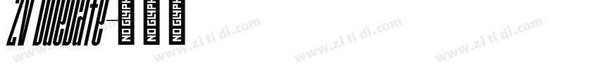 ZV DueDate字体转换